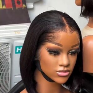 Lagos Hairline SDD bob 13x4 HD frontal wig-200g