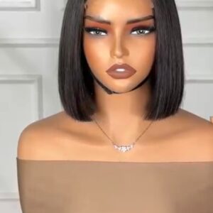 Raw magic color#2 bob 2x6 closure wig